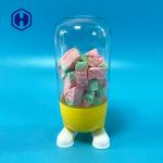 Sealable Smell Proof Cute 330ML Plastic Cookie Jar With Lids for sale