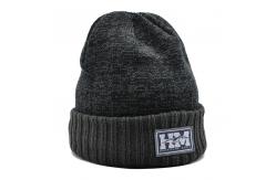 China Custom Embroidery Blank Beanie Hat 58CM Common Fabric supplier