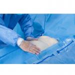 EO Sterilized Hip U Drape Surgical Hip Drape With Pouch Customized