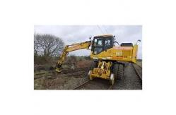 China Manual Road Rail Excavator Unpowered 25m Per Min 7000mm Wheelbase supplier