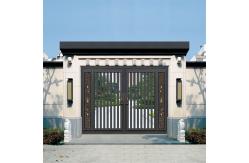 China Automatic Swing Slide Entry Aluminium Fence Gate Double Door Mildewproof supplier