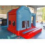Manufacturer Custom Color Splicing Inflatable Elastic House Trampoline