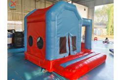 China Manufacturer Custom Color Splicing Inflatable Elastic House Trampoline supplier