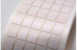 China 5x5mm 1mil White Matte High Temperature Resistant Polyimide Label supplier