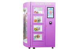 China Smart Cooling Automatic Flower Vending Machine 120V With Large Capacity supplier