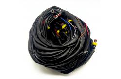 China 56 Pin ECU Wiring Harness With Multiple Connectors And PVC Pipe Protection supplier