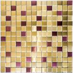 Decorative Mosaic Stainless Steel Glossy Color Strip Glass Backsplash Mosaic for sale