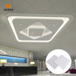 Fireproof 600x600 Acoustic Flase Aluminium Metal Ceiling Tile for Shopping Mall with Plafond for sale