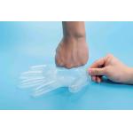 Non Toxic Disposable Transparent LDPE / HDPE Gloves Odorless For Food Preparation
