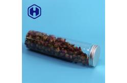 China 420ml Round Leak Proof Plastic Jar Long Bars Biscuits Packaging With Aluminum Lid supplier
