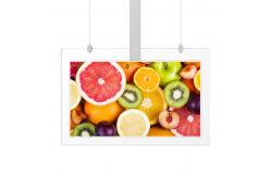 China Ultra Slim 55inch Transparent Advertising Display Double Sided OLED Wall Mounted Kiosk supplier