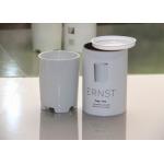 Recycled Cardboard  Paper Tube packaging For Mug / Goblet With PP Plastic Lids