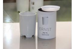 China Recycled Cardboard  Paper Tube packaging For Mug / Goblet With PP Plastic Lids supplier
