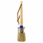 Natural Bristles Cleaning Chalk Paint Brushes For Painting 45mm for sale