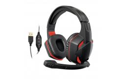 China 3.5mm Cool Over Ear Headset LED Wired Gaming Headphone With Microphone supplier