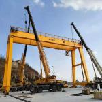 Electric Single Girder Rail Traveling Gantry Crane 20 Ton With Hoist for sale