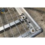 Agriculture Greenhouse Clone Seed Rolling Bench Grow Tables Welded Mesh Galvanized