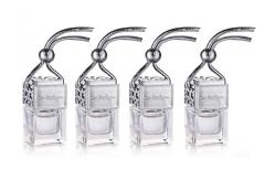 China 5ml 8ml Crystal Glass Bottles Hanging Bottle Car Air Freshener And Perfume supplier
