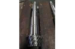China Right Hand Spiral Bevel Gear Shaft 6.5 Module 503mm Length supplier
