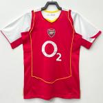 Red Retro Soccer T Shirts White Sleeve Football Retro Jersey for sale