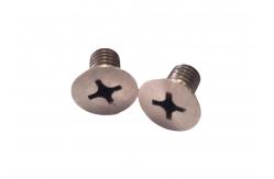 China Customized High Quality Titanium Countersunk Cross Screw Titanium Flat Head Screws supplier