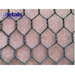 PVC Coated Chicken Hexagonal Wire Mesh Netting Green 1 Hole OEM