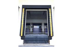 China Loading Equipment Sponge Dock Shelter With Warning Line Galvanized Steel Frame supplier