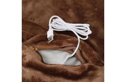 China Wearable Electric Heated Clothes Shawl USB Charging 50degrees Plush Material ODM supplier