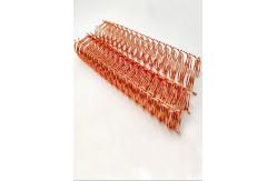 China Electroplated Double Loop Wire , Double Wire Binding For Notebook Calendar supplier