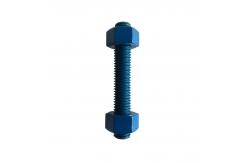 China M4-M100 PTTF Thread Rods Xylan Coated Stud Bolts And Nuts supplier
