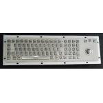 80 Keys IP65 Rated Metal Industrial Keyboard With Trackball Mouse And Numeric Keypad for sale