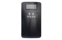 China 900*500*2mm Aluminiun Alloy Metal Riot Control Shield for Police use supplier