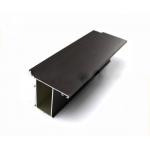 Black Color Aluminium Door Profiles Square  ， Aluminum Round For Sliding Glass Door for sale