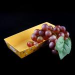 Takeaway Bakery Packaging Box Sandwich Paper Container With Plastic Lid for sale