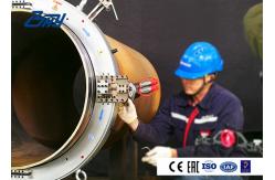 China Tube Bevelling Machine Pipe Bevel Cutter Low Friction Adjustable Bearing System supplier