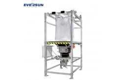 China Ton Bag Dump Station Big Bag Unloader With Conveyor supplier