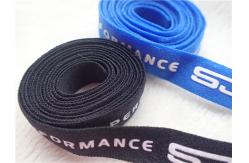 China Professional Polyester Elastic  Cloth Band With Printing Silicone Logo supplier