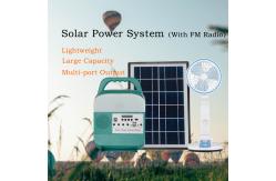 China Emergency Lighting Magneto Solar Home System With Radio 5W Solar Lighting Kit supplier