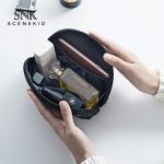 Half Moon Cosmetic Makeup Bag for sale