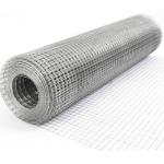 Silver Color 0.5mm Galvanized Welded Wire Mesh Rolls For Cages And Fence for sale