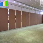Mdf Folding Door Movable Dividing Vip Room Divider Soundproof Folding Partition Walls With Track For Hotel for sale