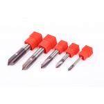 TiAlN Coated 0.2-0.5μM Surface Finish Chamfer End Mill For Chamfering for sale