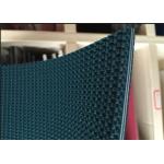 Low Noise Fabric Pvc Conveyor Belt , Green Corrugator Belt 300N / Mm Tensile Strength for sale