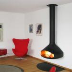 Heavy Duty Stylish Custom Wood Burning Fire Pits Wall Hanging Burner