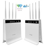 OEM CAT4 CAT6 32 Users Dual Band 4G LTE WIFI Router Unlock 1200mbps Band Lock CPE for sale