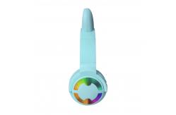 China Flash Light Cute Cat Wireless Bluetooth Headphones 5.0 TWS Headset With Mic  supplier
