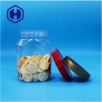Clear Hexagon Unique Shaped Plastic Nuts Candies Dried Food Jar Screw Top Lid for sale