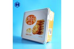 China Butter Cookie Square Plastic Food Storage Containers In Mold Labeling supplier