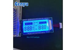 China Customization Segment LCD Modules TN 6 Digit LCD Display Blue Backlight supplier
