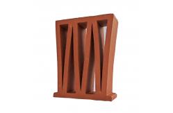 China Terracotta Red Breeze Blocks Ultimate Solution For Clay Brick Screening And Walling supplier